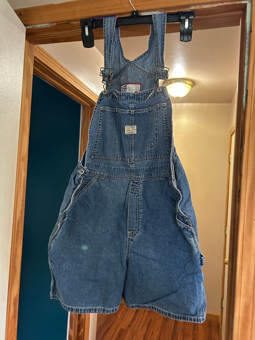 Old Navy Light Blue Denim Shirt with Branded Patch